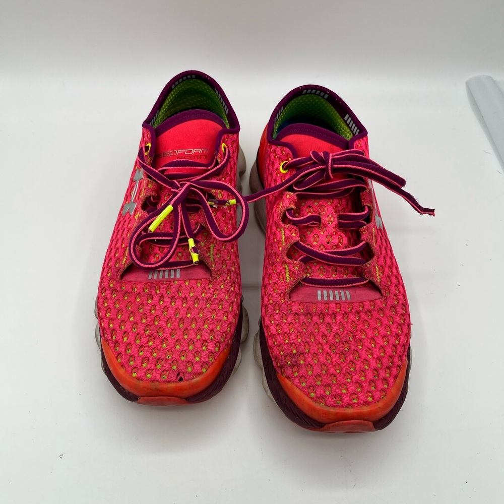 Under Armour Pink Athletic Shoes Lightweight Performance
